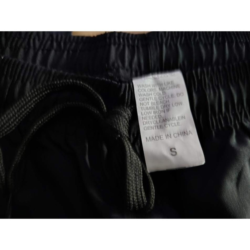 Men's Athletic Shorts Elastic Waist Drawstring Pockets Size S set of 2 blk&bl - Picture 6 of 7